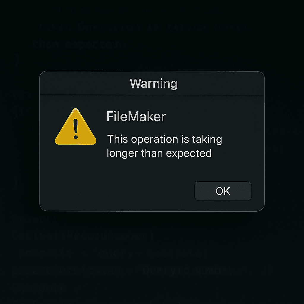 FileMaker traag - Overbelaste lay-outs