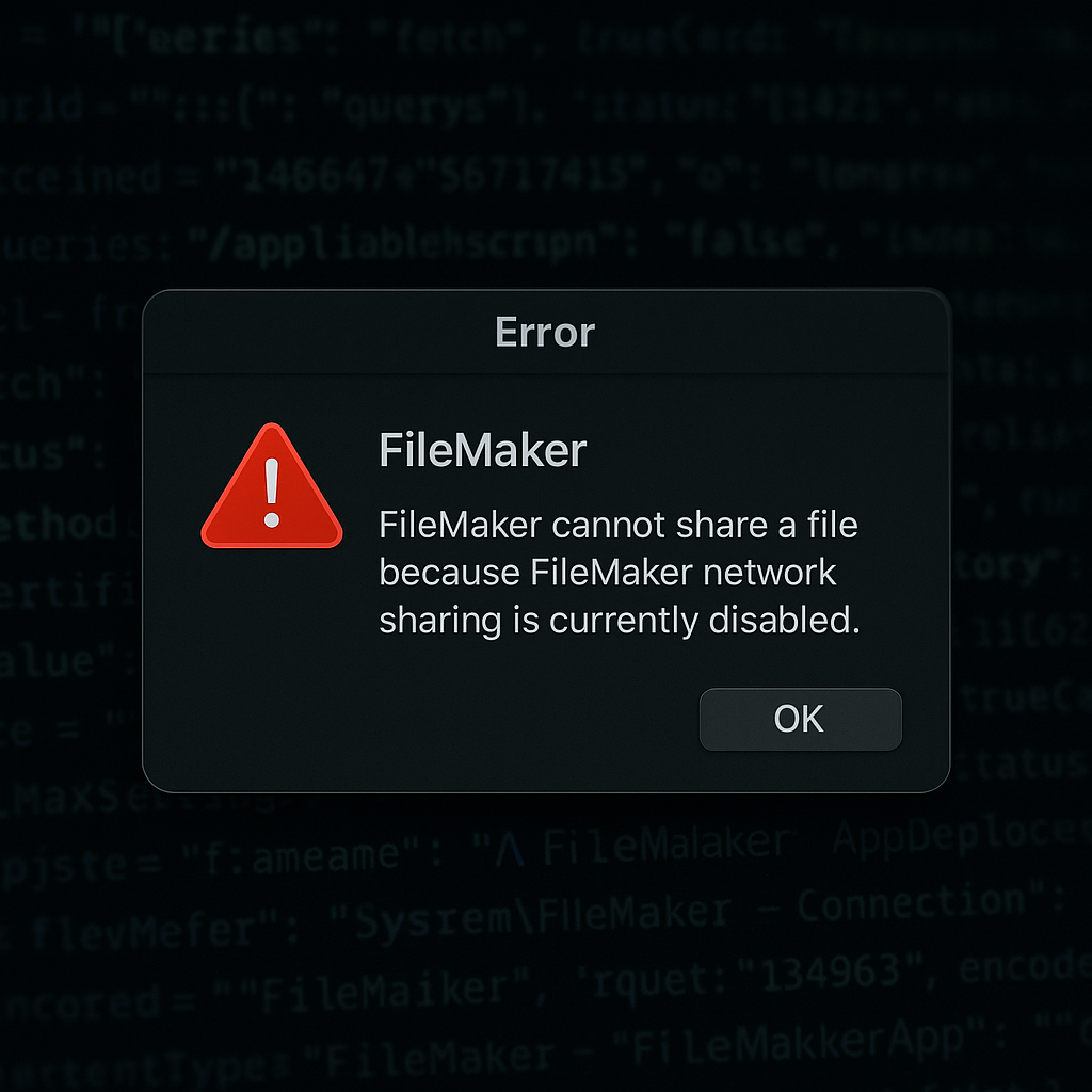 FileMaker werkt niet? Snel opgelost door FilemakerDokter